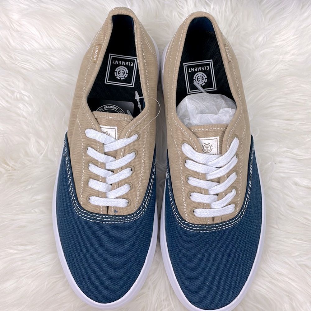 Element |  khaki / blue sneakers 7.5 new low top , from stitch fix .